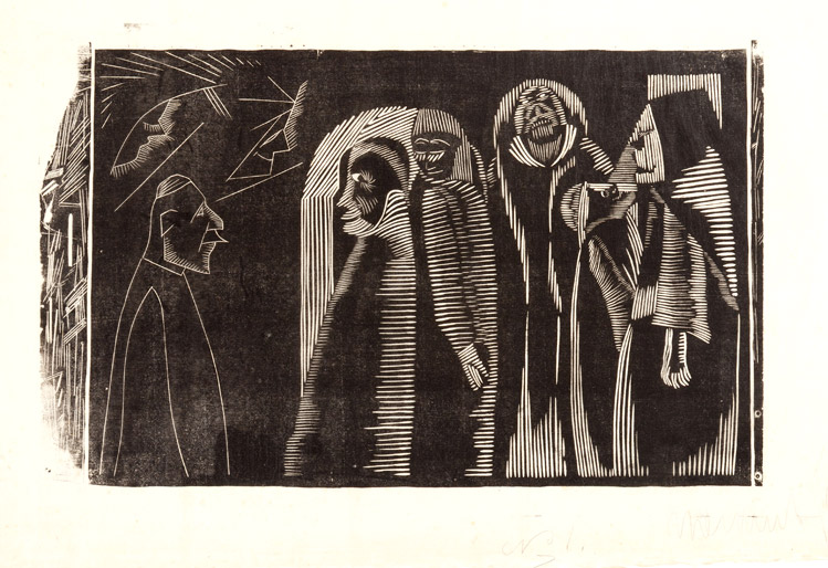 Catalogue The Hague (Van Es), 2005. H 100. 1(VI).
Van Es traced 7 impressions of this print. This first state is unique.